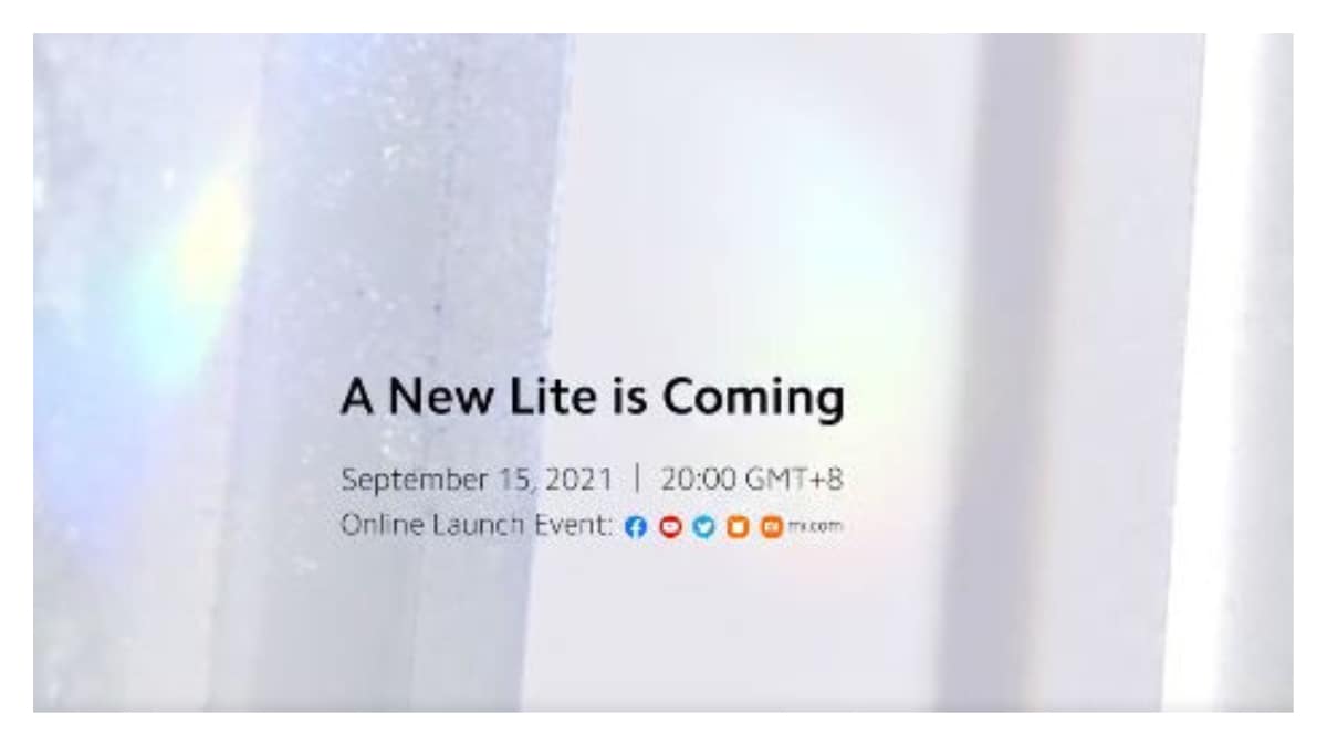 Xiaomi 11 Lite 5G NE स्मार्टफोन 15 सितंबर को हो सकता है लॉन्च, कंपनी ने किया टीज़